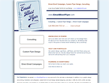 Tablet Screenshot of emailblastflyer.com